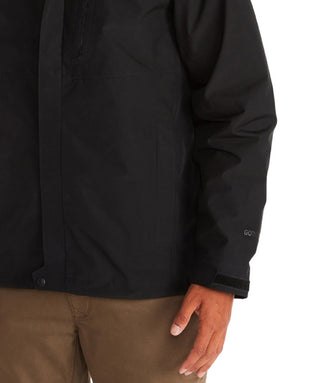 Jaqueta masculina minimalista Marmot preta tamanho grande