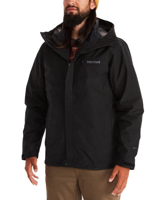 Jaqueta masculina minimalista Marmot preta tamanho grande