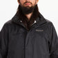 Jaqueta de chuva PreCip Eco masculina Marmot preta tamanho grande