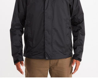 Jaqueta de chuva PreCip Eco masculina Marmot preta tamanho grande
