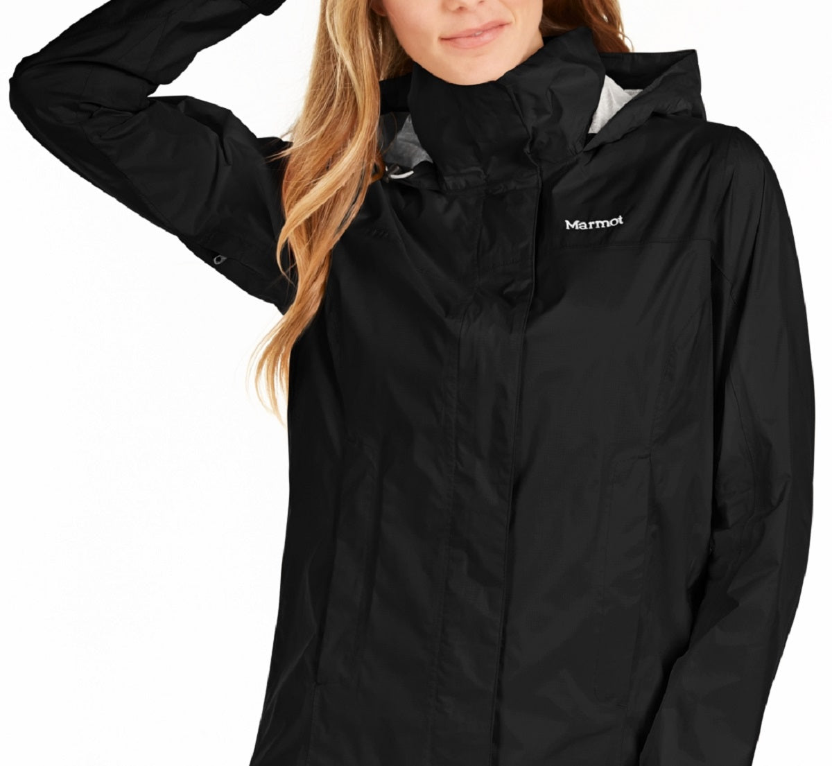 Jaqueta de chuva Precip Eco feminina Marmot, preta, tamanho pequeno