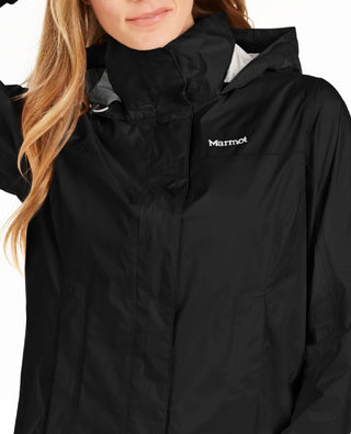Jaqueta de chuva Precip Eco feminina Marmot, preta, tamanho médio