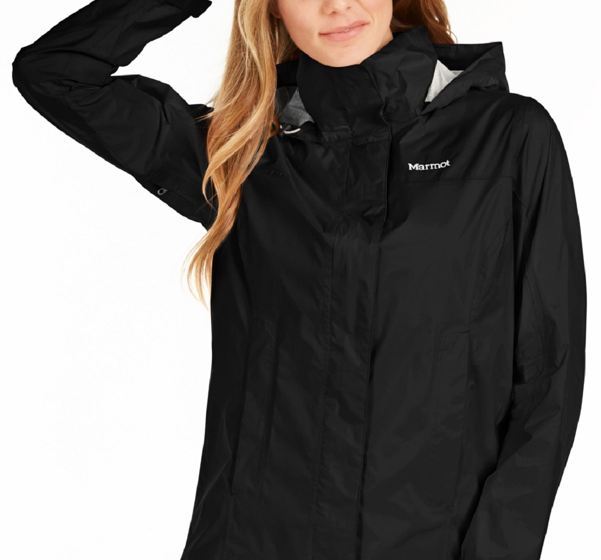 Jaqueta de chuva Precip Eco feminina Marmot preta tamanho XX-G