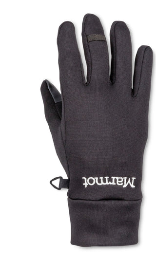 Luvas Marmot Power Stretch Connect Femininas Pretas Tamanho X-S