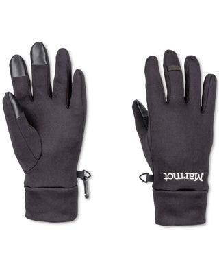 Luvas Marmot Power Stretch Connect Femininas Pretas Tamanho P
