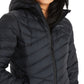 Jaqueta de plumas Highlander feminina Marmot preta tamanho X-S