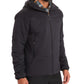 Jaqueta com capuz masculina Marmot preta tamanho grande