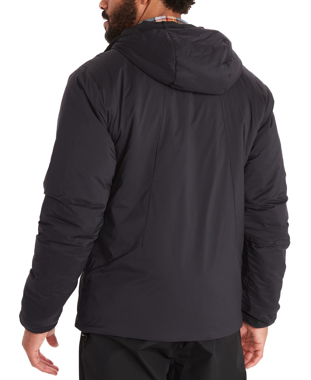 Jaqueta com capuz masculina Marmot preta tamanho grande