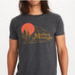 Camiseta masculina Marmot Redpoint preta, tamanho médio