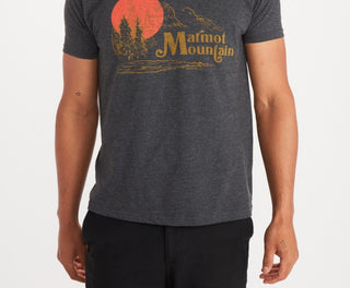 Camiseta masculina Marmot Redpoint preta, tamanho médio