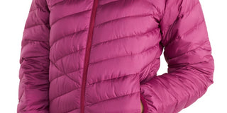 Jaqueta de plumas Highlander feminina Marmot rosa tamanho grande