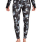 Leggings femininas Marmot de camada de base de desempenho 7/8 pretas, tamanho pequeno