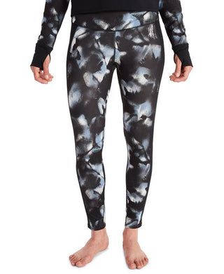 Leggings femininas Marmot de camada de base de desempenho 7/8 pretas, tamanho pequeno