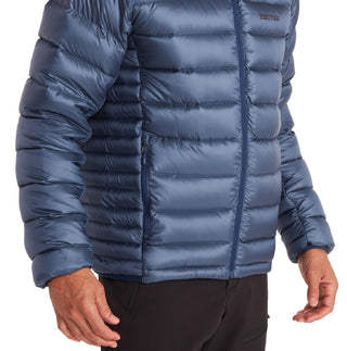 Jaqueta Marmot Hype Down Puffer Masculina Azul Tamanho Médio