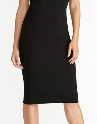 Vestido justo feminino Rachel Roy, preto, tamanho XX-G