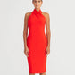 Vestido justo feminino Rachel Roy, vermelho, tamanho médio