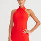 Vestido justo feminino Rachel Roy, vermelho, tamanho médio
