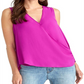 Blusa feminina Rachel Roy Surplice Fúcsia Tamanho P