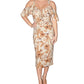 Vestido Marcella Off The Shoulder da Rachel Roy para mulheres, marrom, tamanho pequeno