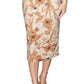 Vestido Marcella Off The Shoulder da Rachel Roy para mulheres, marrom, tamanho grande