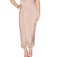 Vestido midi listrado sem mangas Rachel Roy feminino marrom tamanho XX-G