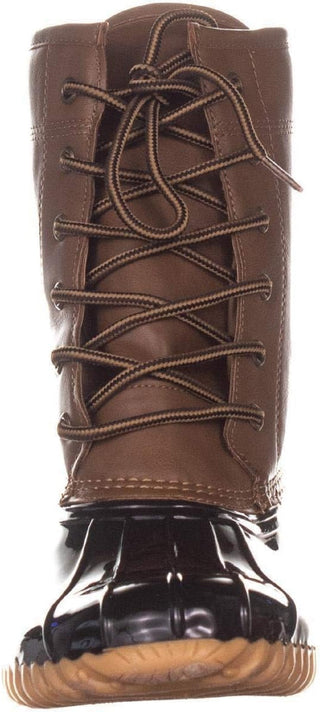 Botas de chuva Sporto Ariel de couro sintético até o tornozelo, tamanho 8,5, femininas