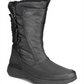 Botas femininas Sporto Dana com bico fechado e cano médio para clima frio, pretas, tamanho 10 M