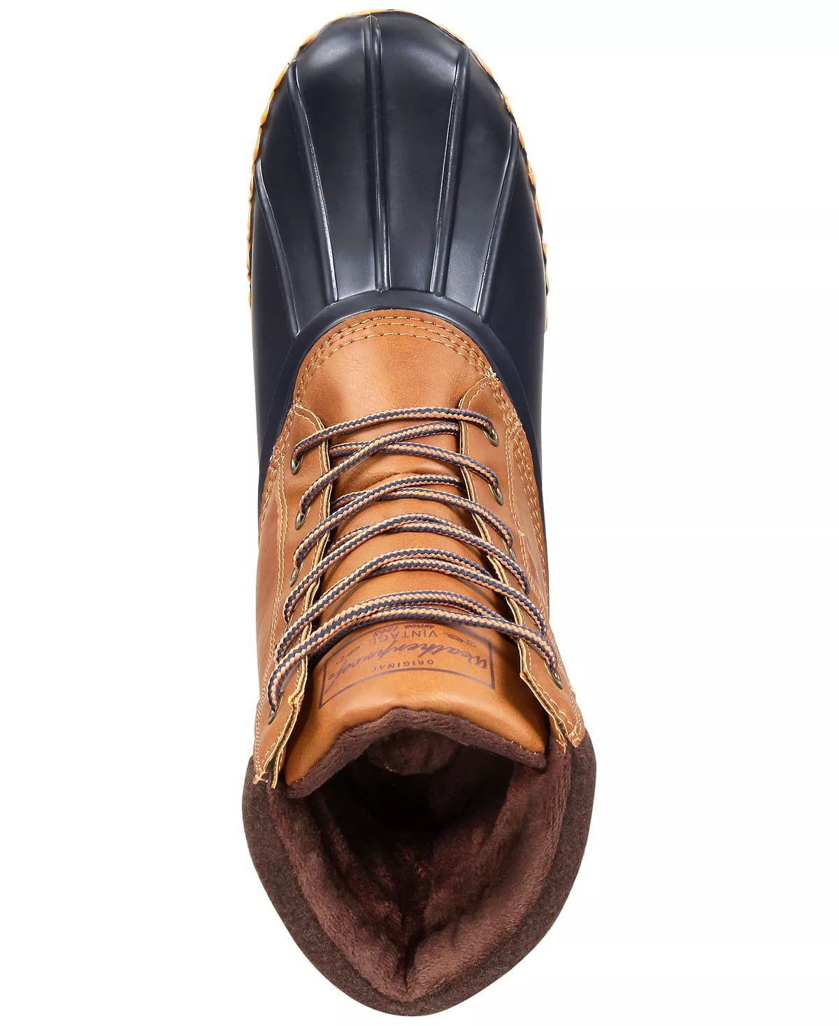 Botas Adam Duck Masculinas Vintage à Prova de Intempéries, Tamanho 8M, Marrom