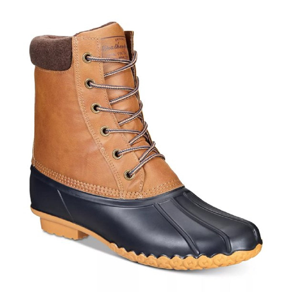 Botas Adam Duck Masculinas Vintage Impermeáveis ​​Marrons Tamanho 10 M