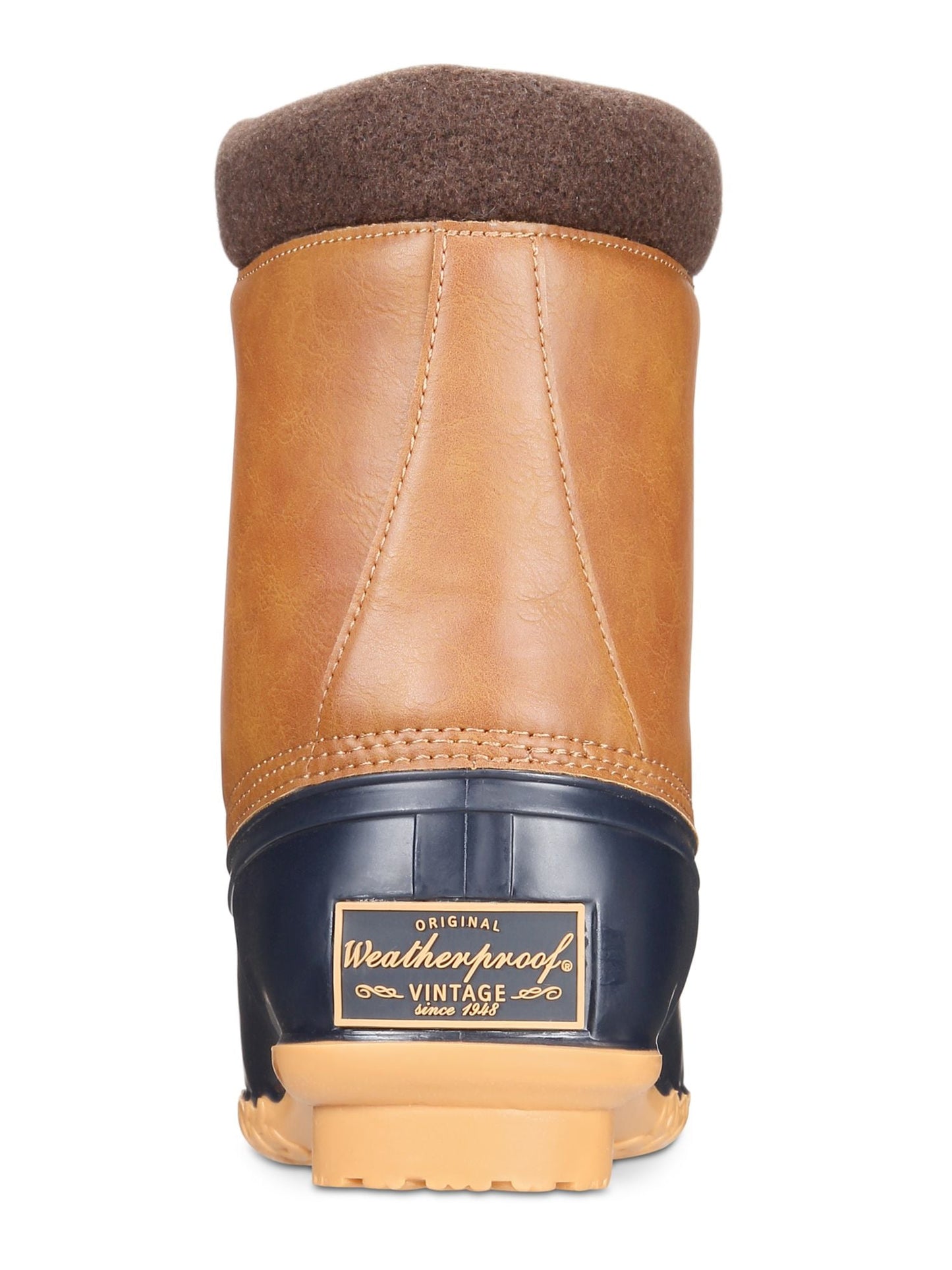 Botas Adam Duck Masculinas Vintage à Prova de Intempéries, Tamanho 12, Marrom