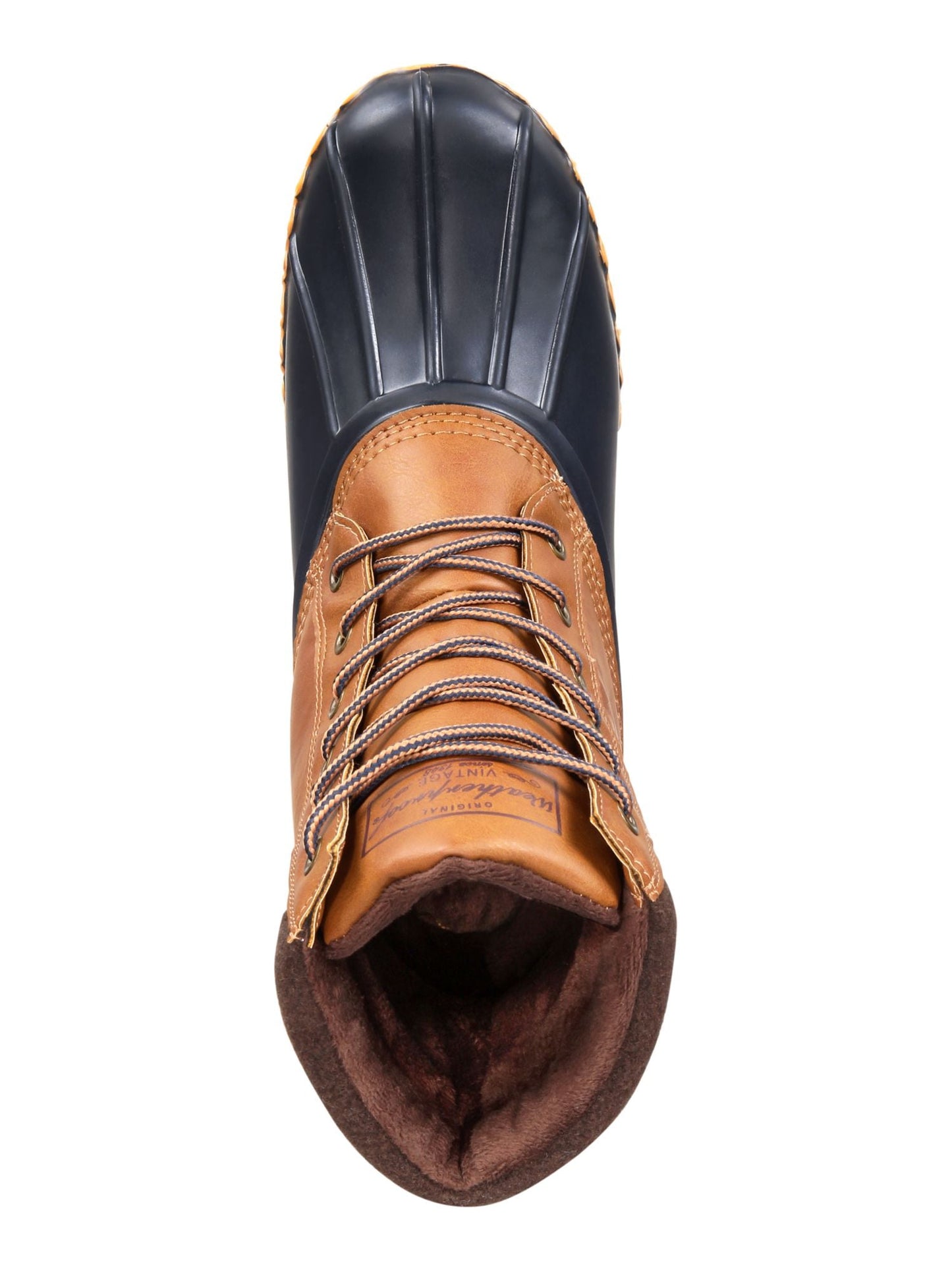 Botas Adam Duck Masculinas Vintage à Prova de Intempéries, Tamanho 12, Marrom