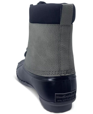 Botas Adam Duck Masculinas Vintage Impermeáveis ​​Cinza