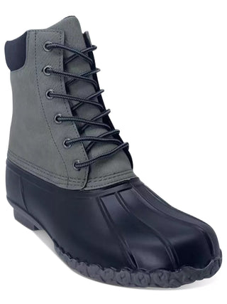 Botas Adam Duck Masculinas Vintage Impermeáveis ​​Cinza