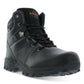 Botas de caminhada vintage Jeremiah masculinas, resistentes às intempéries, acolchoadas, com cadarço e bico redondo, tamanho 13 M, pretas