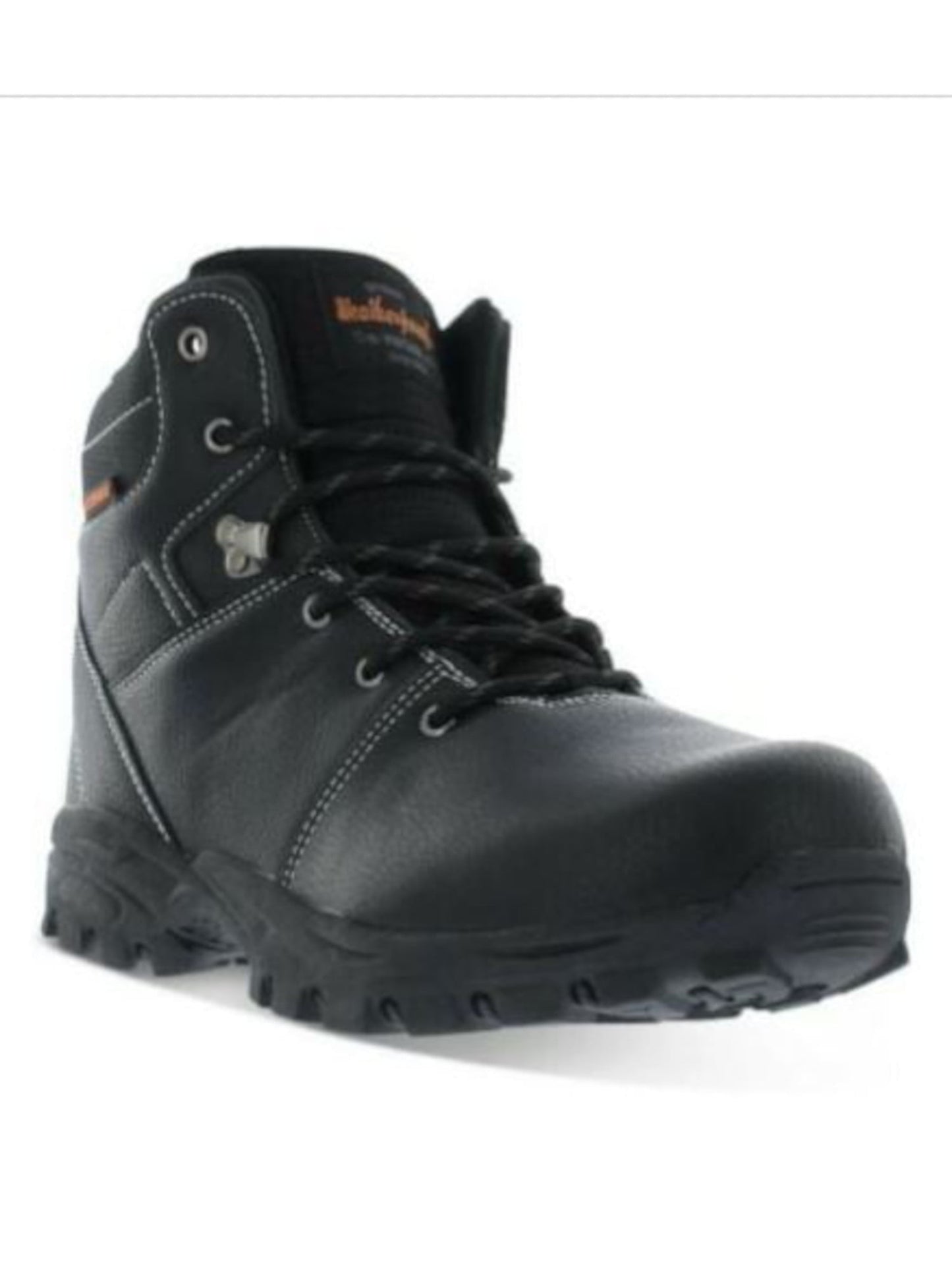 Botas de caminhada vintage Jeremiah masculinas, resistentes às intempéries, acolchoadas, com cadarço e bico redondo, tamanho 13 M, pretas
