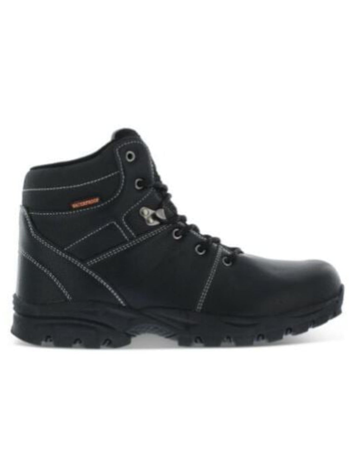 Botas de caminhada vintage Jeremiah masculinas, resistentes às intempéries, acolchoadas, com cadarço e bico redondo, tamanho 13 M, pretas