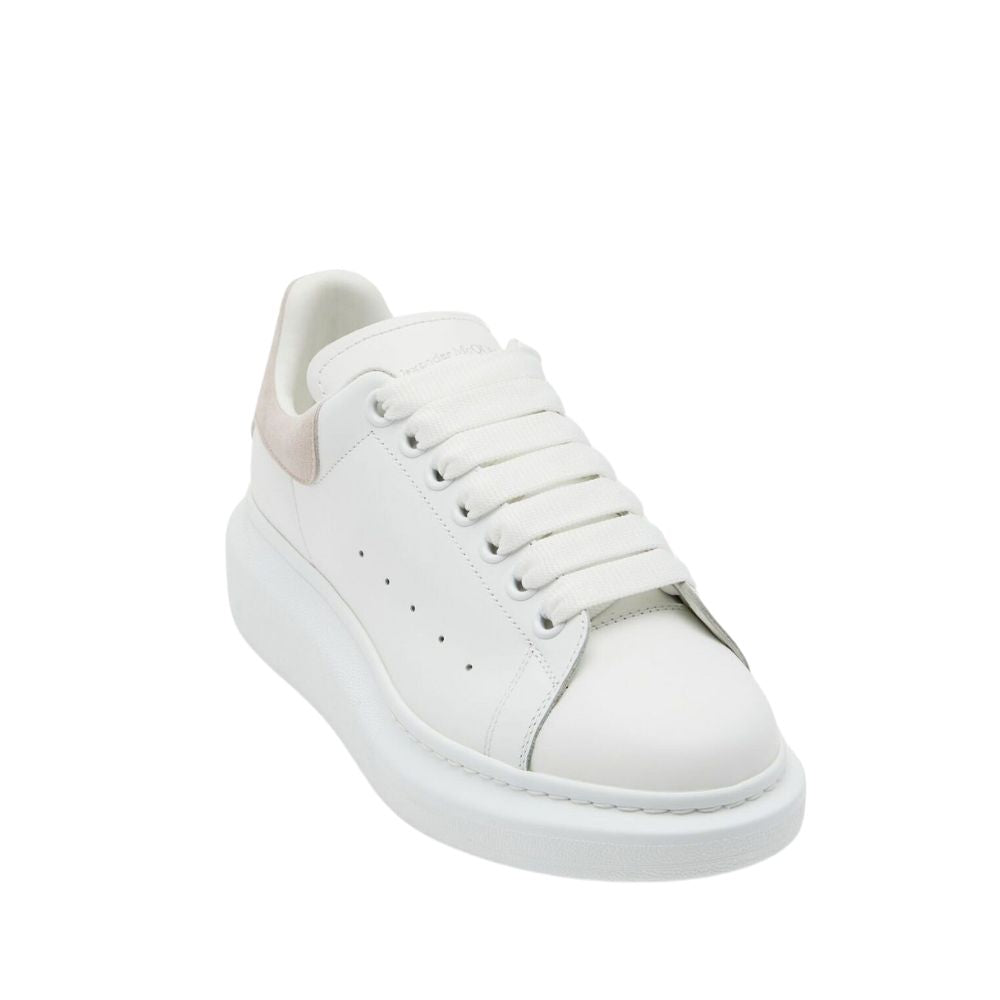 Tênis oversized feminino Alexander Mcqueen, branco, tamanho 8