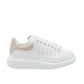 Tênis oversized feminino Alexander Mcqueen, branco, tamanho 8