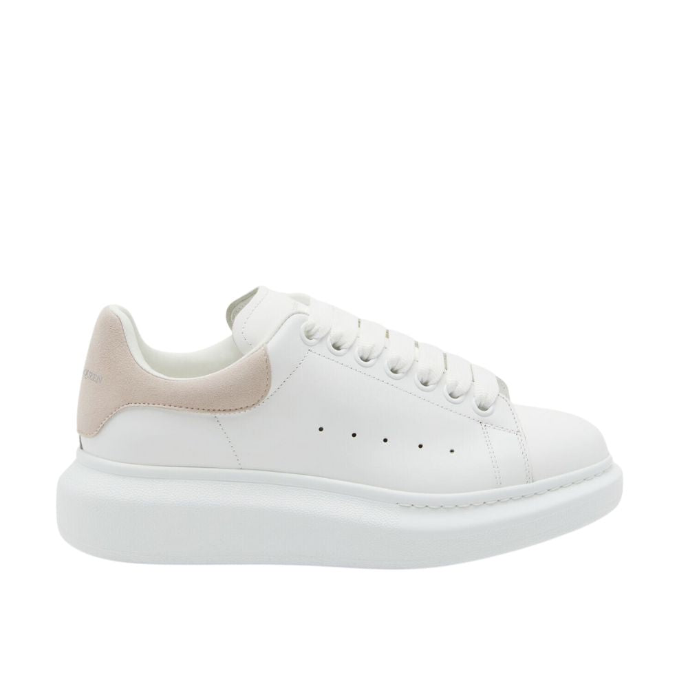 Tênis oversized feminino Alexander Mcqueen, branco, tamanho 8