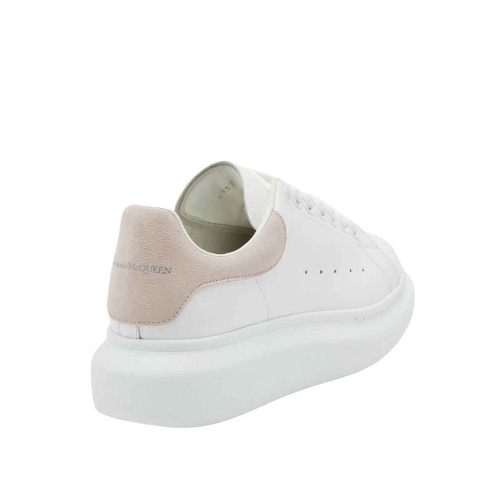 Tênis oversized feminino Alexander Mcqueen, branco, tamanho 8