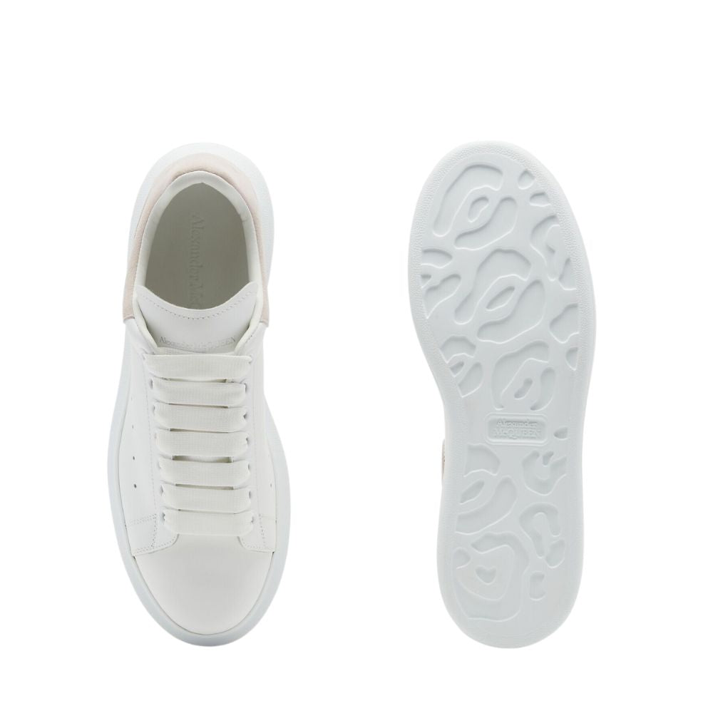 Tênis oversized feminino Alexander Mcqueen, branco, tamanho 8