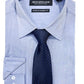 Conjunto de camisa social e gravata Nick Graham Slim Fit Chambray Masculino Azul Tamanho 32X33