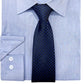 Conjunto de camisa social e gravata Nick Graham Slim Fit Chambray Masculino Azul Tamanho 32X33
