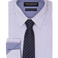 Camisa social masculina Nick Graham Modern Fit e gravata azul tamanho 14x32x33