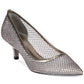 Adrianna Papell Lois Sapatos de Noite Femininos Pretos Tamanho 7M