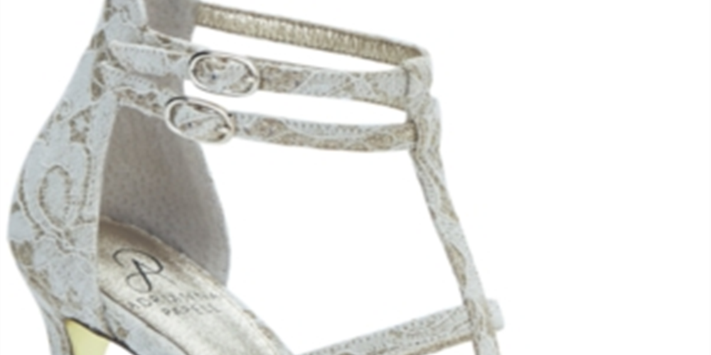 Adrianna Papell Sapatos Femininos Adara Fabric Open Toe Special Dourados Tamanho 8,5 M