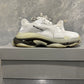 Tênis Balenciaga Triple S Clear Sole Masculino Cano Baixo Branco Tamanho 13