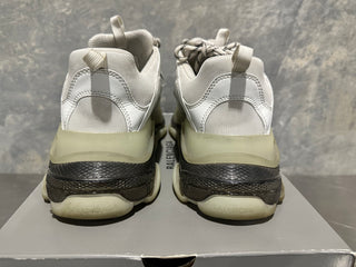 Tênis Balenciaga Triple S Clear Sole Masculino Cano Baixo Branco Tamanho 13