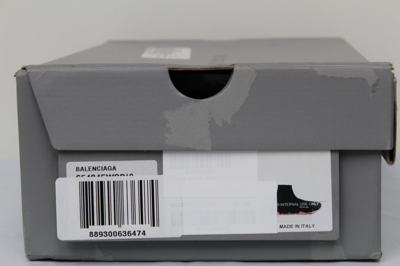 Tênis Balenciaga Mid Speed ​​Sock Feminino Preto Tamanho 8