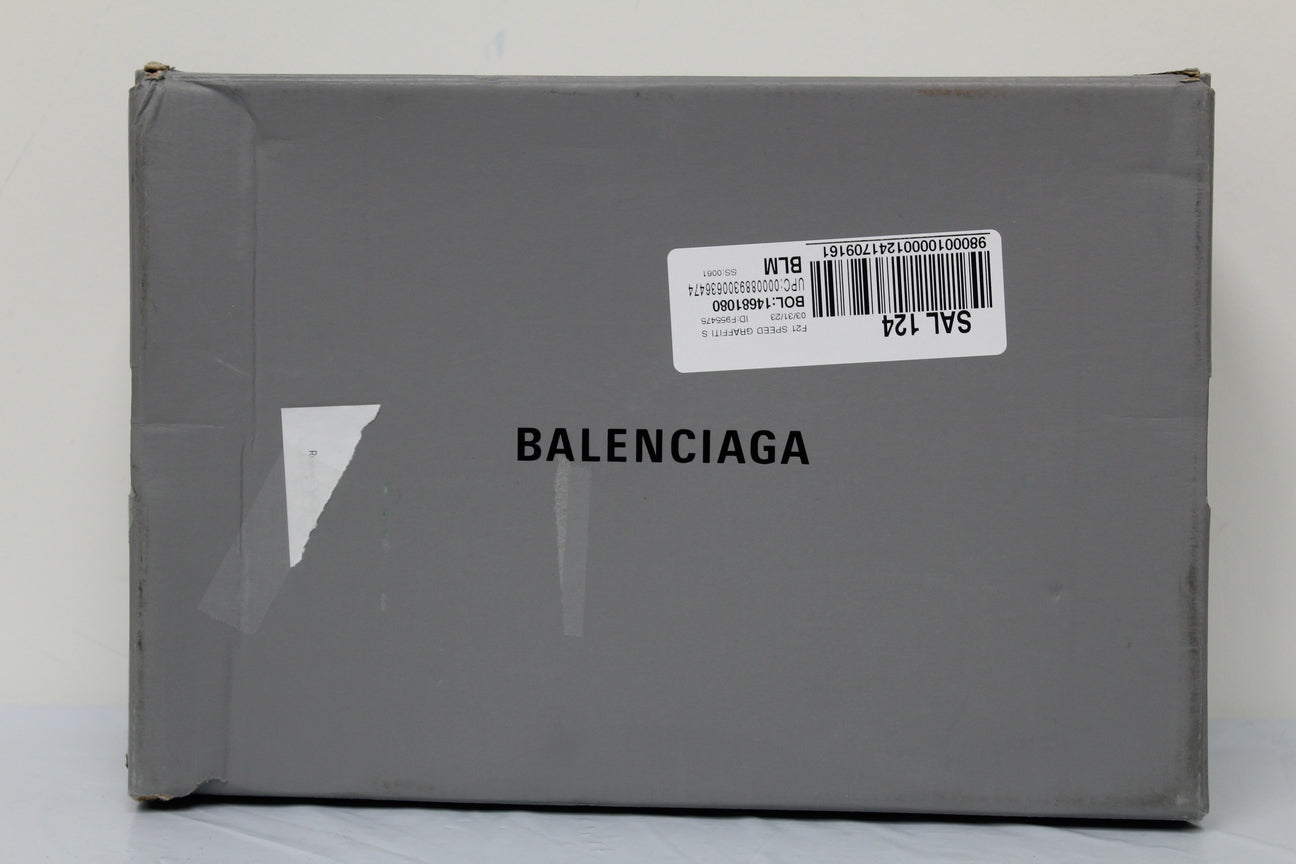 Tênis Balenciaga Mid Speed ​​Sock Feminino Preto Tamanho 8